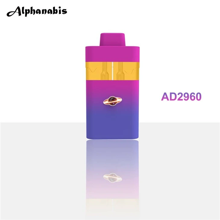 AD2960 3ML+3ML Disposable Vape Box Dual Oil Tank &preheat